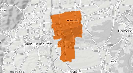 Mietspiegelkarte Offenbach an der Queich